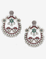 Multi Metal Chand Bali Earrings