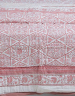 Red Iznik Cotton Quilt Printed Double