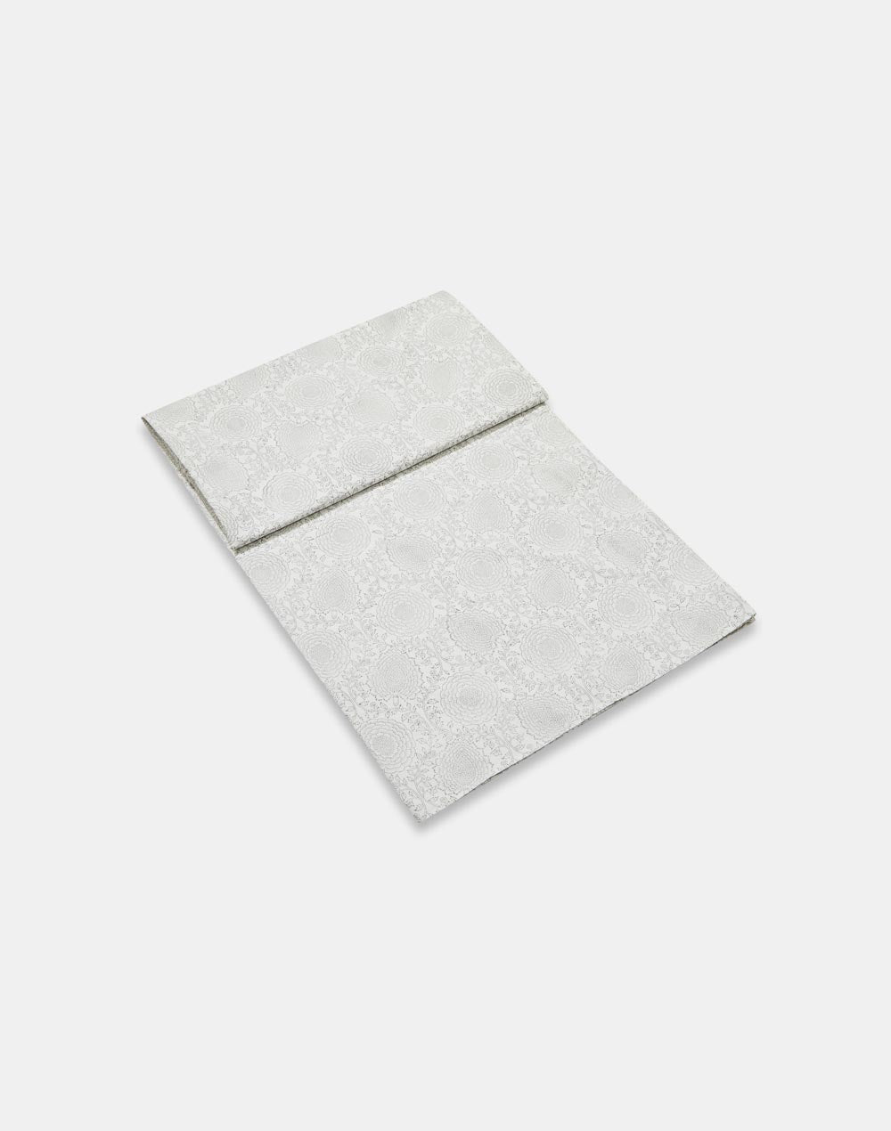 Grey Hand Block Cotton Printed Bed Sheet With 2 Pillow Covers