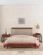 Offwhite Mihika Printed Cotton Quilt