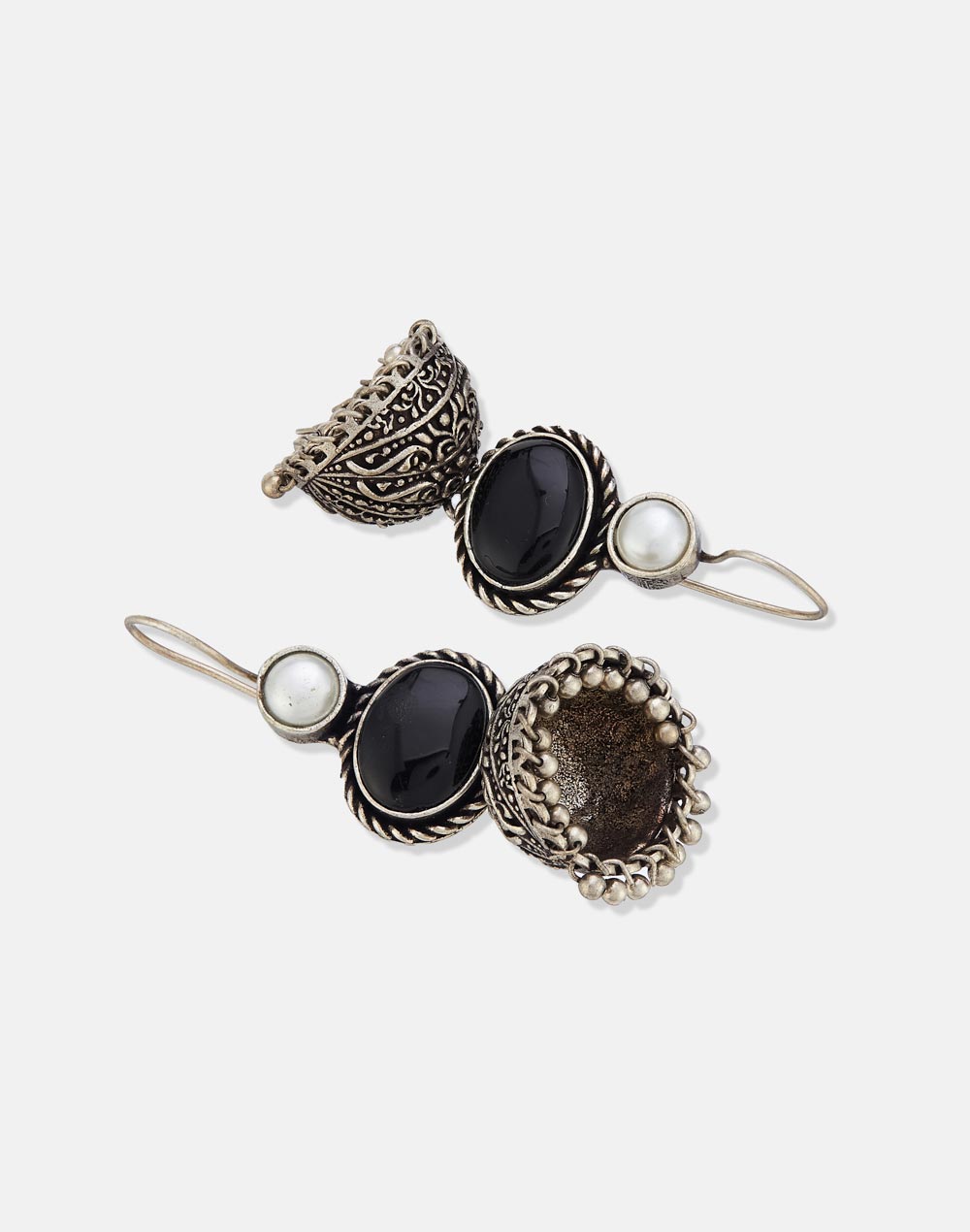 Metal Jhumka Earrings