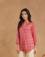 Pink Rayon Blend Tunic