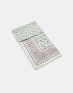 Gulbagh Hand Block Printed Cotton Table Cover