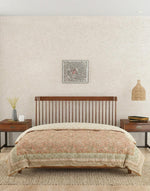 Orange Seher Printed Cotton Quilt