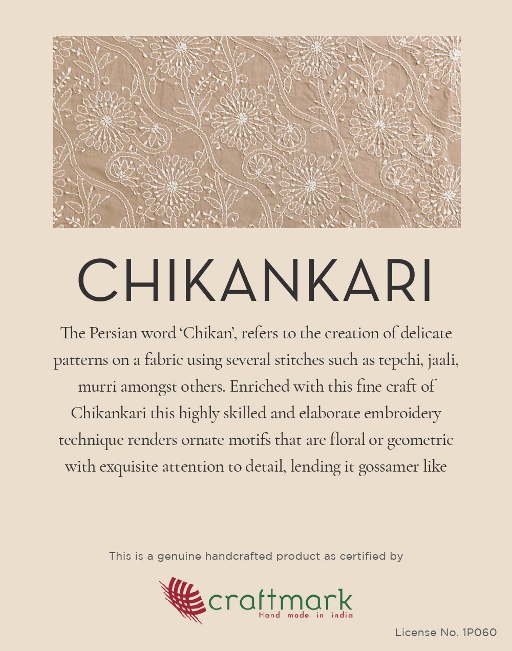 Yellow Silk Blend Chikankari Dupatta