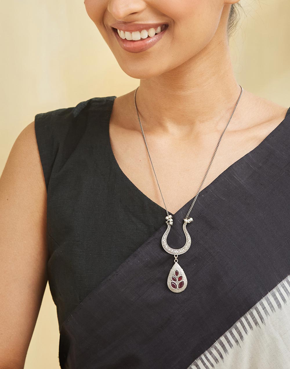 Metal Long Necklace