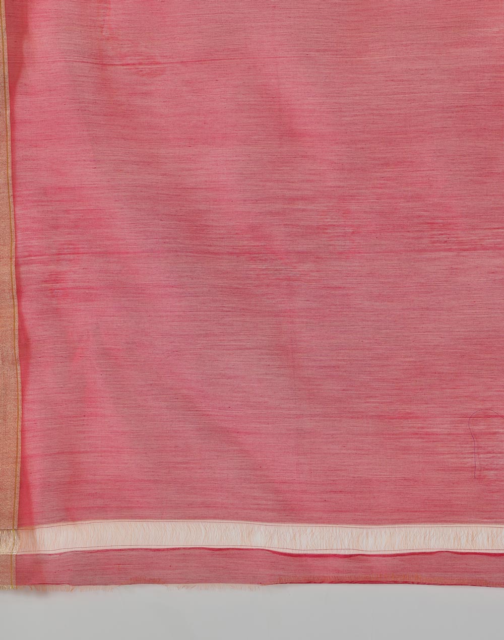 Pink Cotton Silk Blend Woven Wonders Chanderi Sari