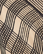 Natural-Black Silk Bagh Print Stole for Women with a traditional Bagh print from Madhya Pradesh