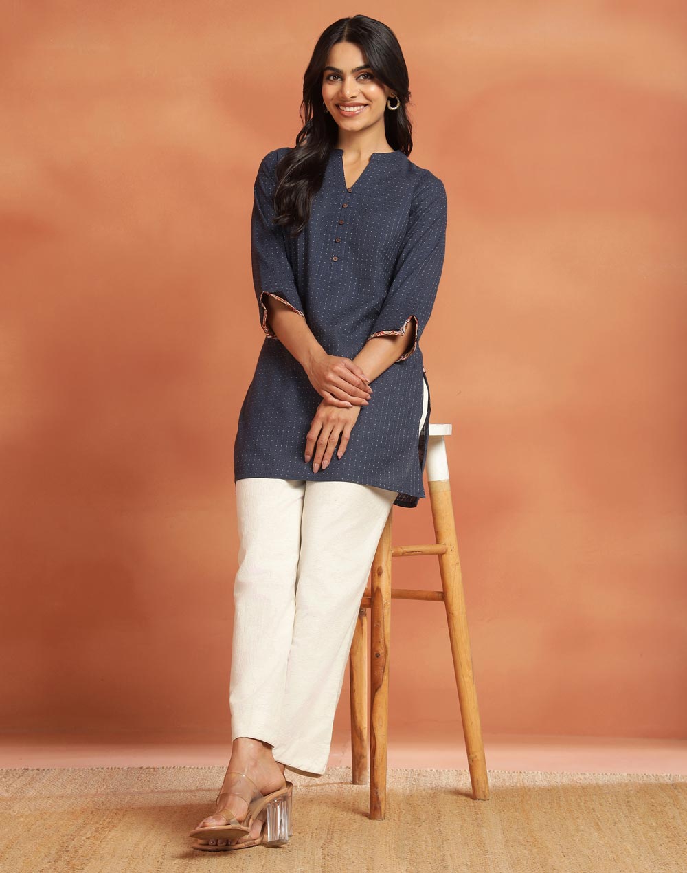 Natural Cotton Linen Casual Wide Leg Pant