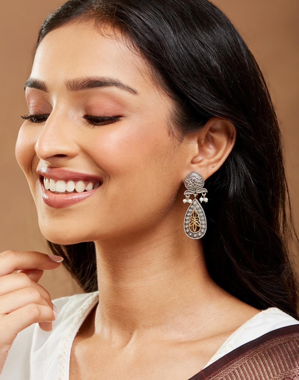 Metal Dangler Earrings