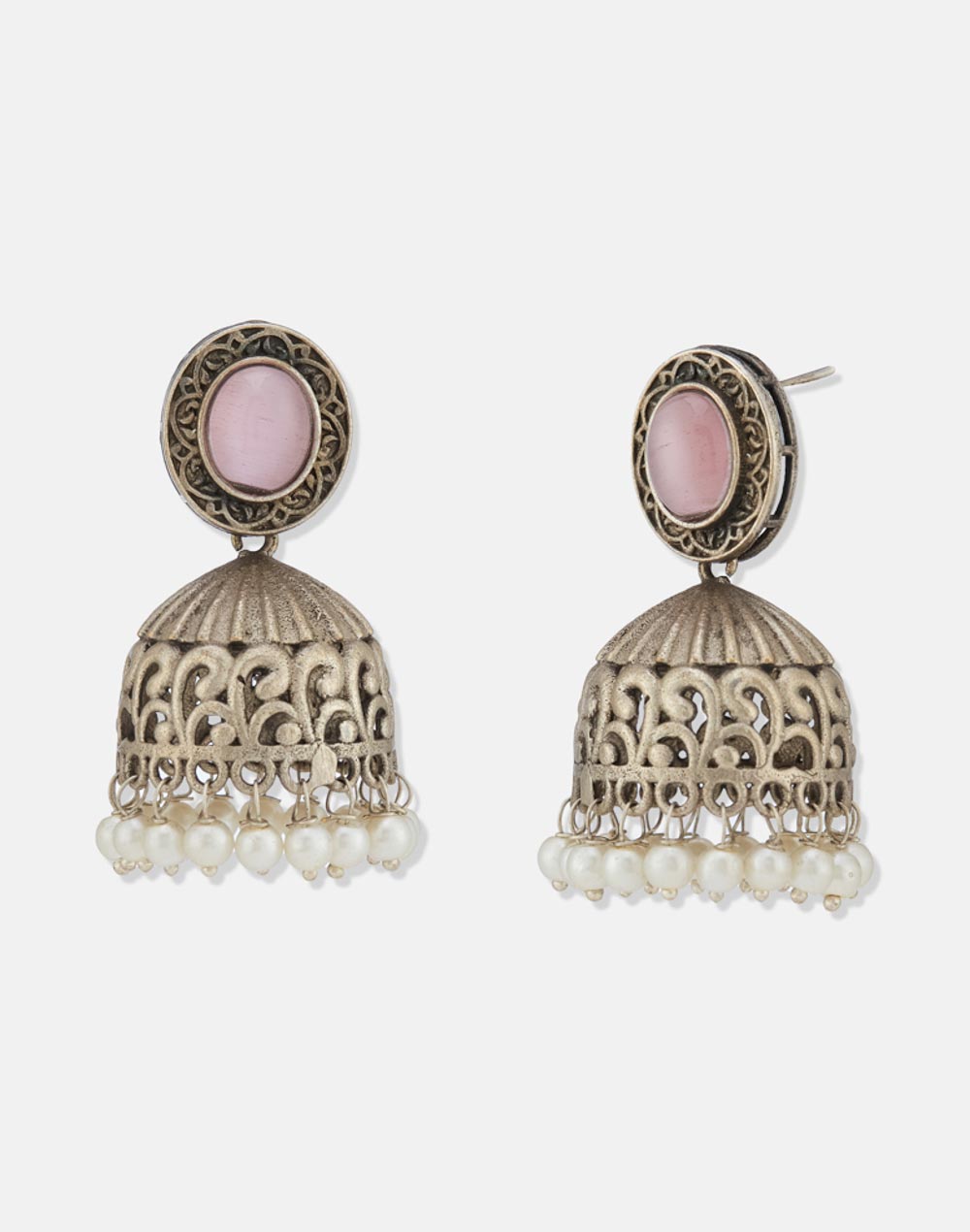 Metal Jhumka Earrings