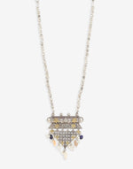 Multi Metal Long Necklace