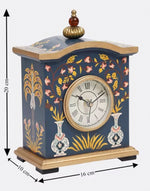 Pashav Hand Painted Table Clock