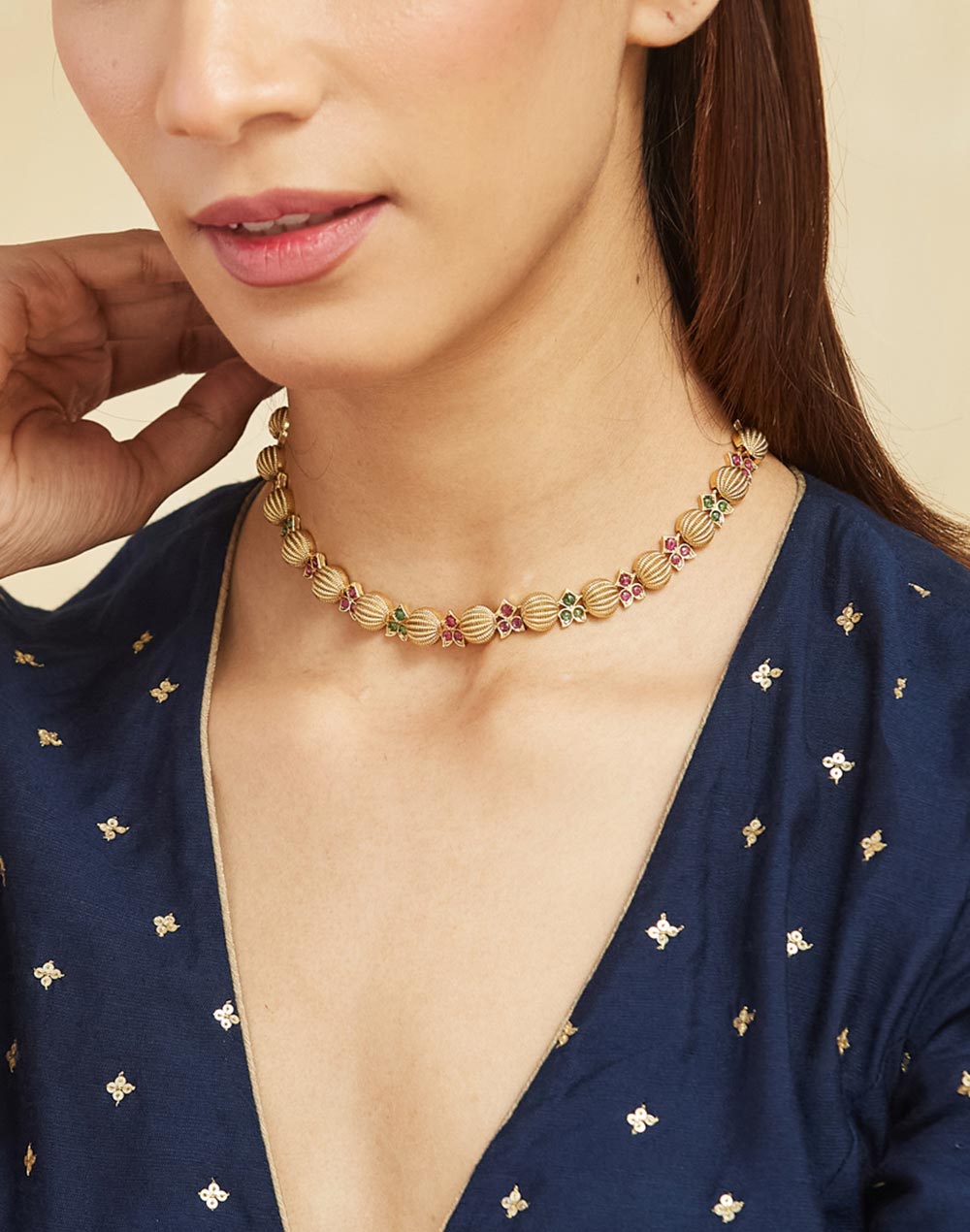 Metal Short Necklace