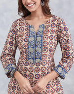 Maroon Cotton Kurta Short