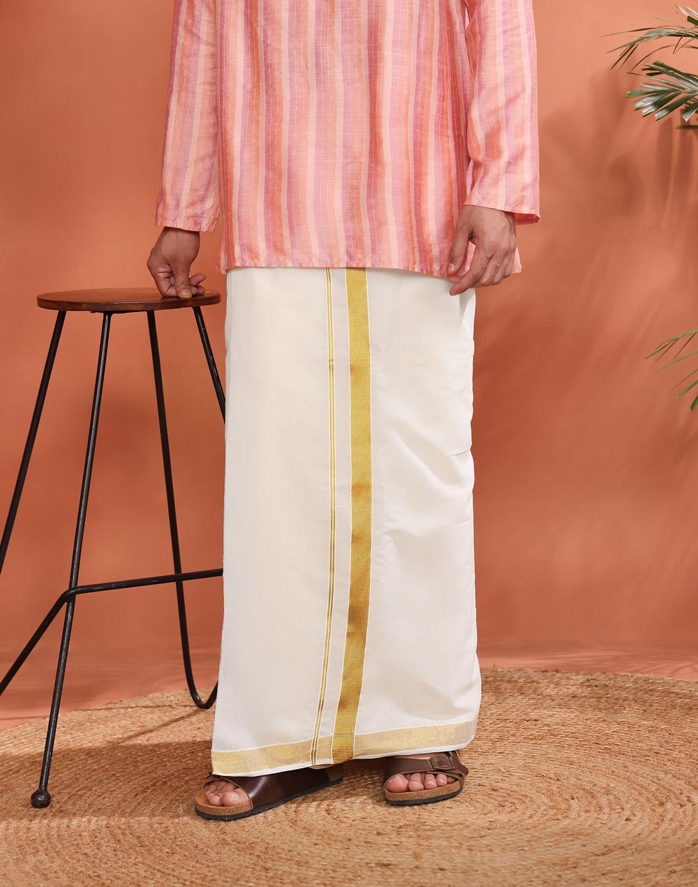 Natural Cotton Blend Dhoti