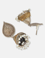 Metal Jhumka Earrings