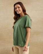 Green Cotton T-Shirt
