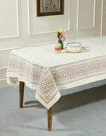 Gulbagh Hand Block Printed Cotton Table Cover