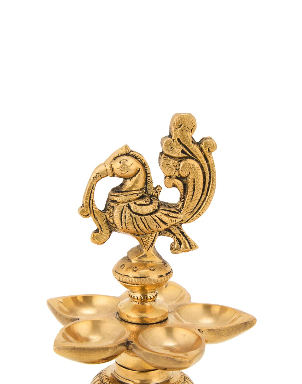 Brass Mehnoor Antiqued Oil Lamp