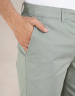 Green Cotton Blend 929 Slim Cut Pant