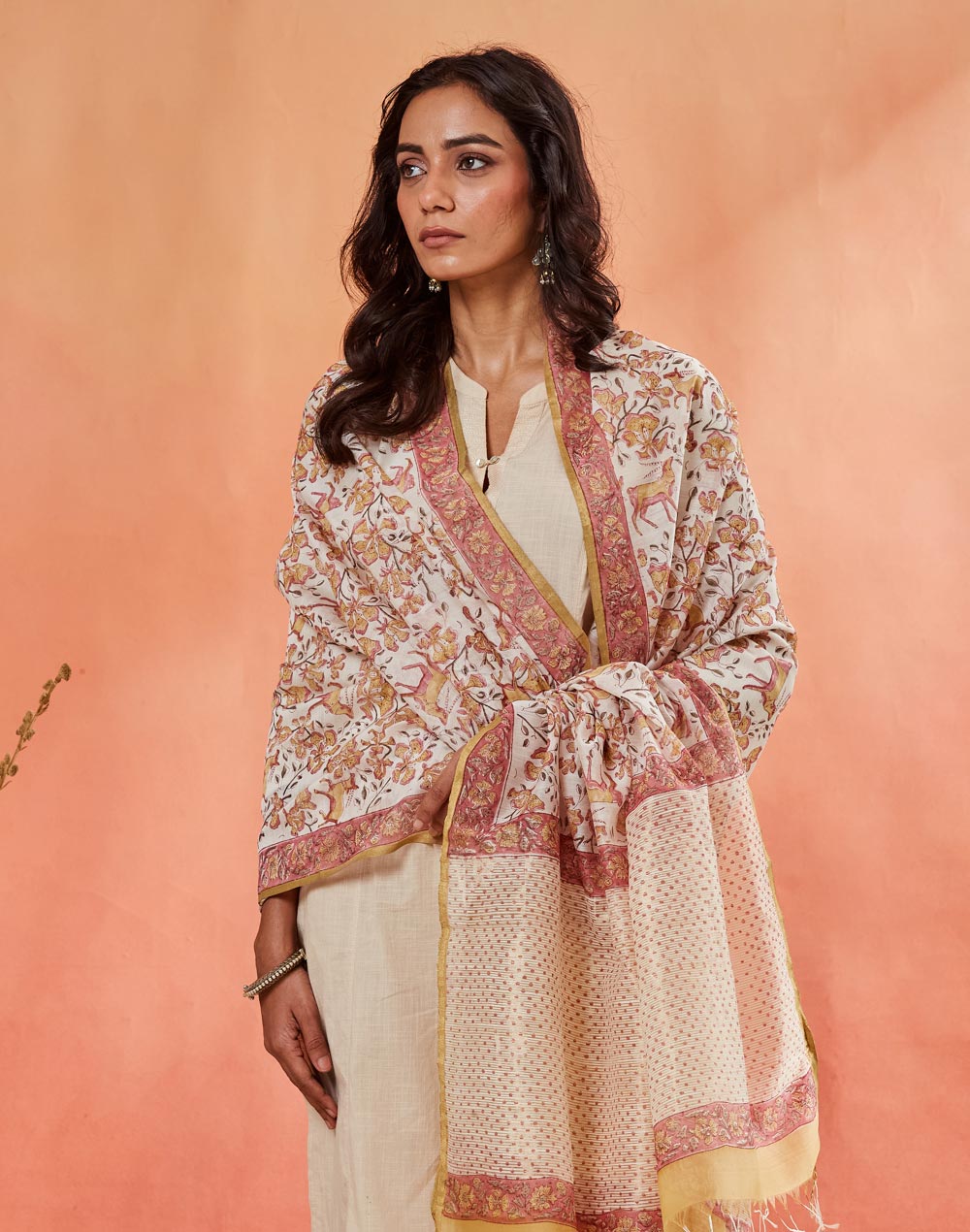 Natural Cotton Silk Dupatta