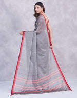 Grey Cotton Sari