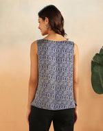 Indigo Rayon Blend Top