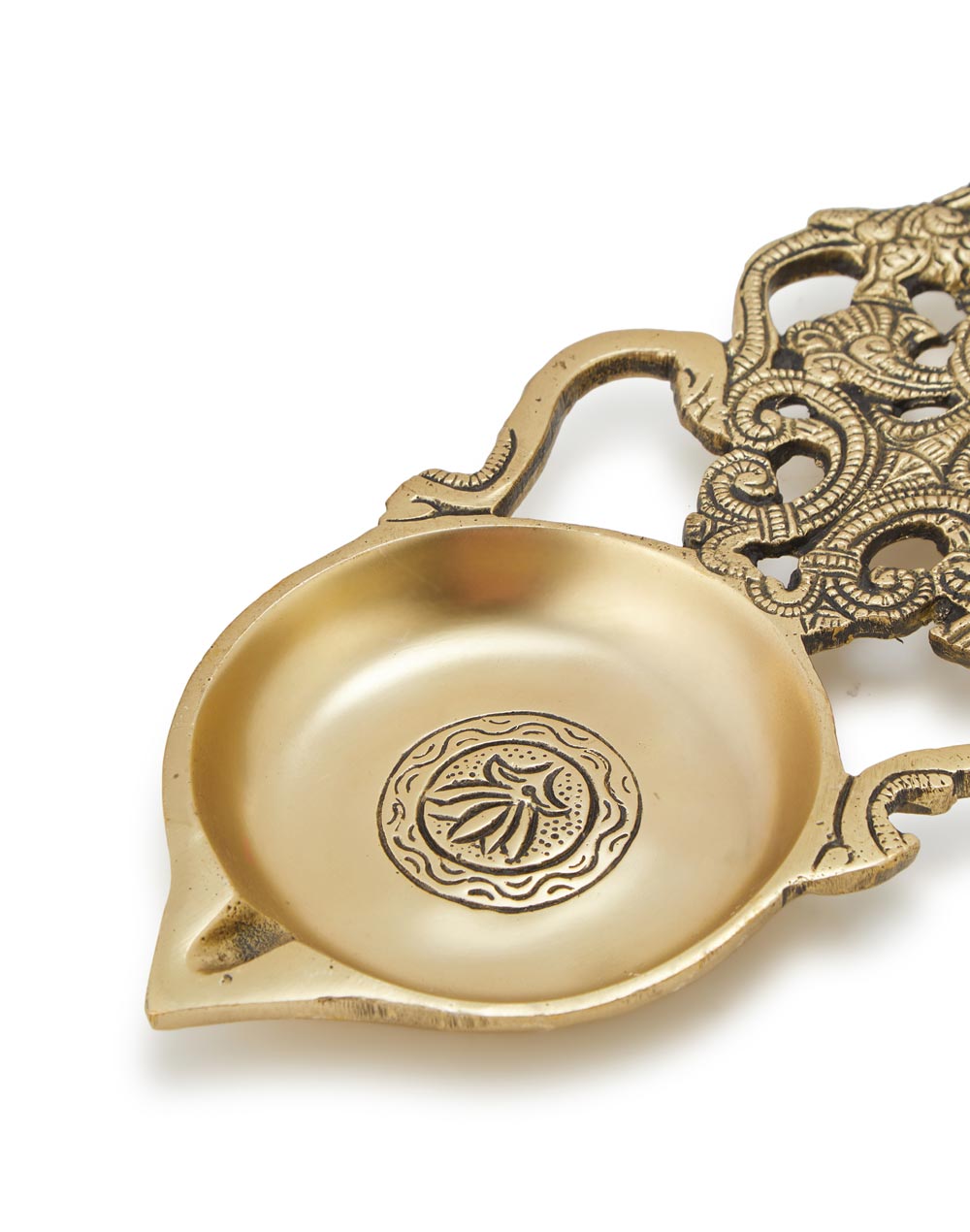 Brass Metal Mehnoor Oil Lamp