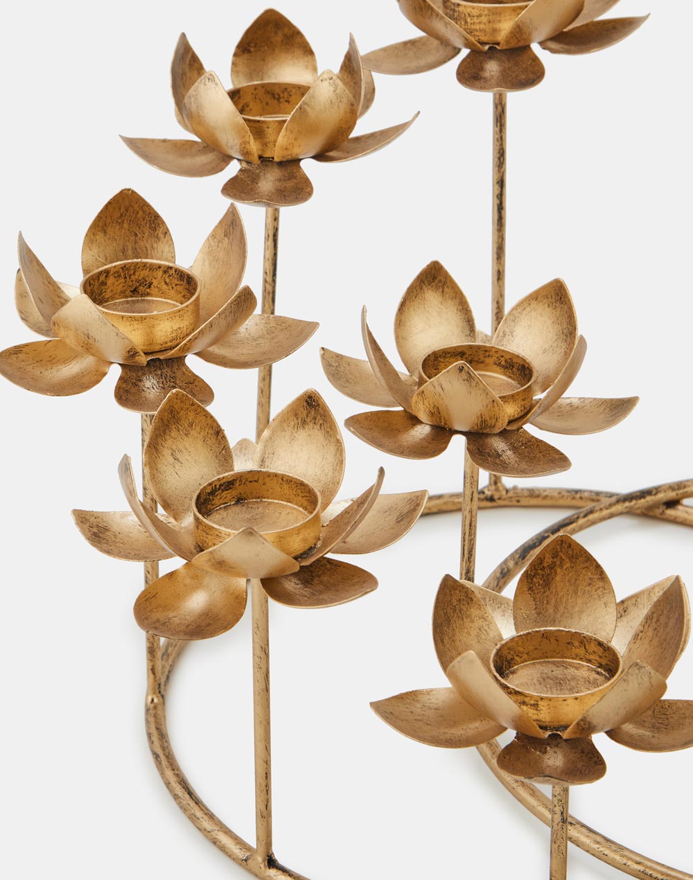 Golden Raivath Metal Tlite Holder