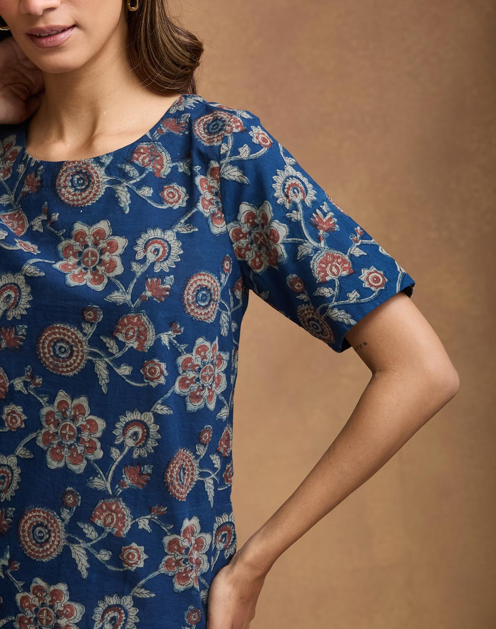 Indigo Cotton Top