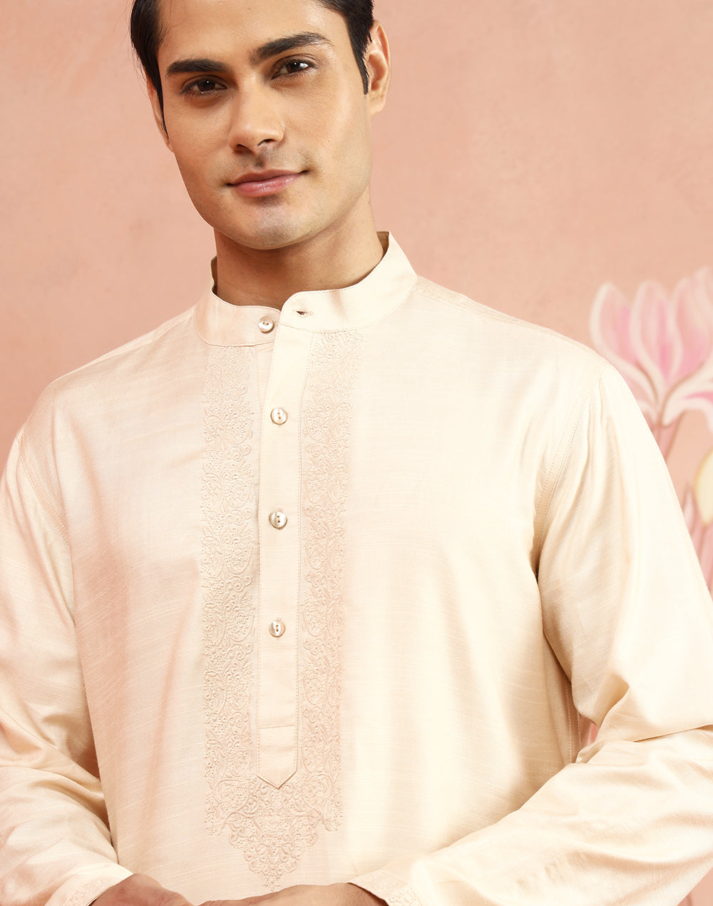Natural Viscose Silk Long Kurta