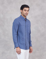 Blue Cotton Shirt