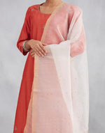 Natural Silk Blend Hand Woven Dupatta