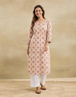 Natural Cotton Long Kurta
