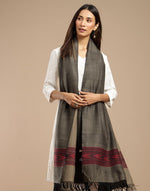 Beige Wool Shawl