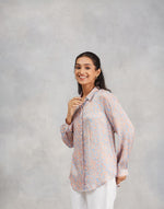 Light Blue Rayon Blend Allure Shirt