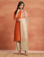 Natural Cotton Silk Blend Maheshwari Dupatta