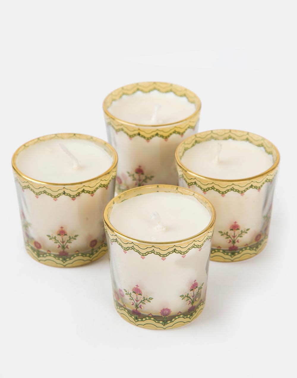 Rukmani Blown Glass Votive Holder | Set Of 4