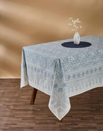 Blue Varsha Printed Cotton Table Cover