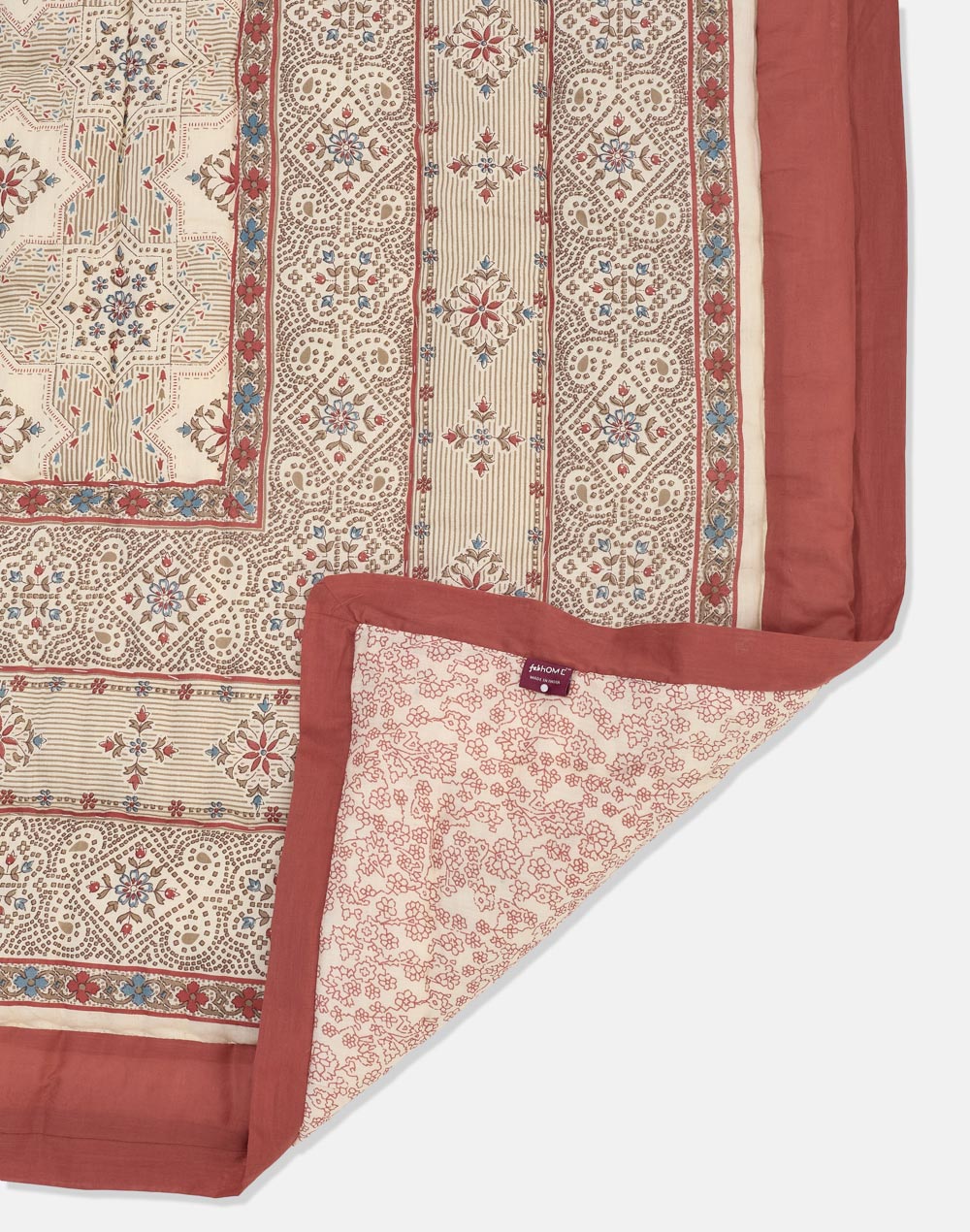 Offwhite Mihika Printed Cotton Quilt