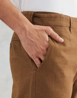 Brown Cotton Mobility Comfort Fit Pant