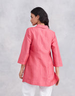 Pink Linen Silk Tunic