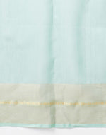 Teal Cotton Silk Blend Maheshwari Woven Wonders Sari