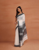 Natural Cotton Silk Blend Woven Wonders Maheshwari Sari