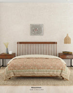 Orange Seher Printed Cotton Quilt