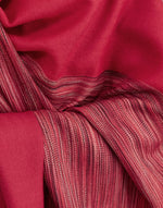 Red Wool Shawl Wrap for Women with soft wool for cold days