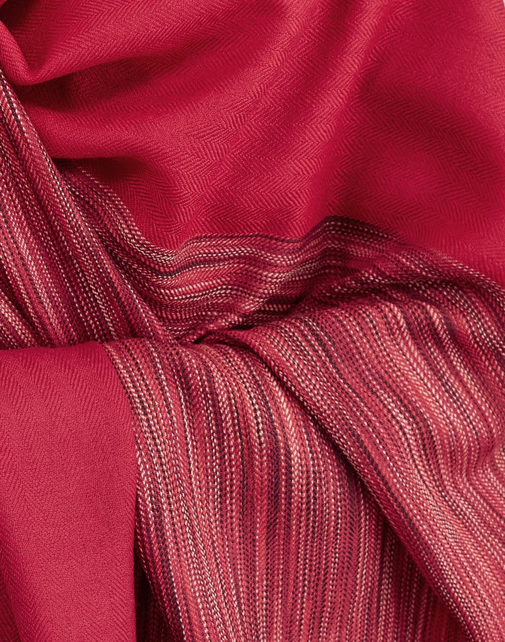 Red Wool Shawl Wrap for Women with soft wool for cold days