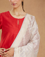 Natural Cotton Silk Blend Banarsi Dupatta