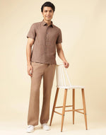 Offwhite Cotton Drawstring Pant